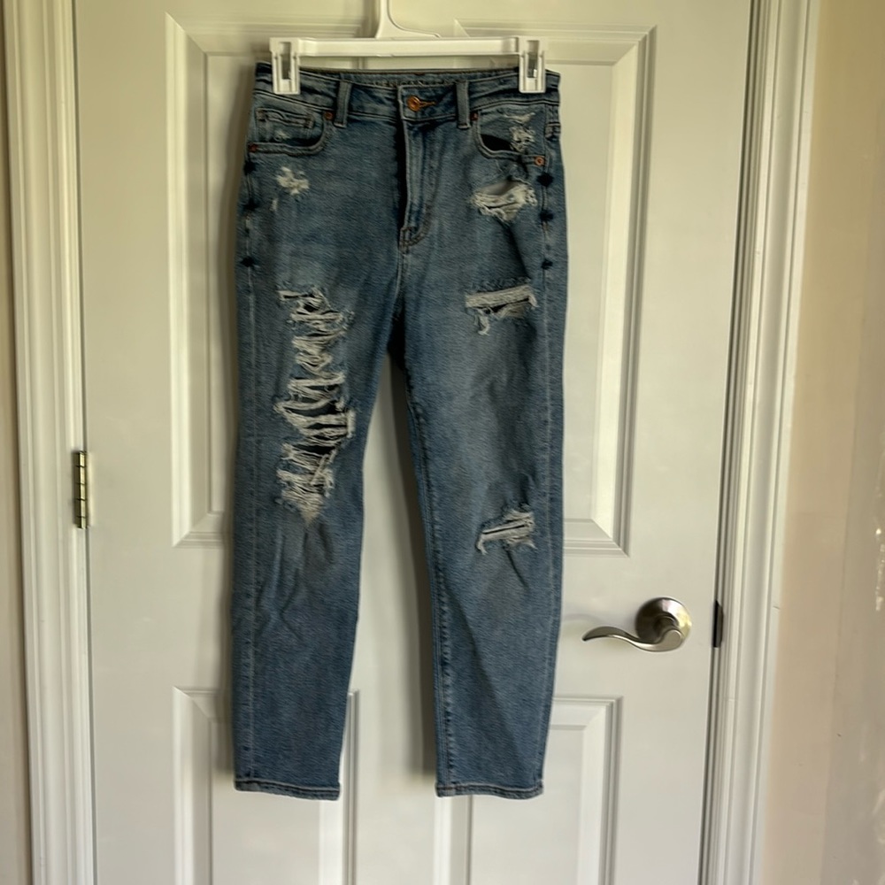 American Eagle Outfitters Distressed Jeans Size 0 X-Short